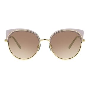 Foster Grant Ladies Round Gold Sunglass